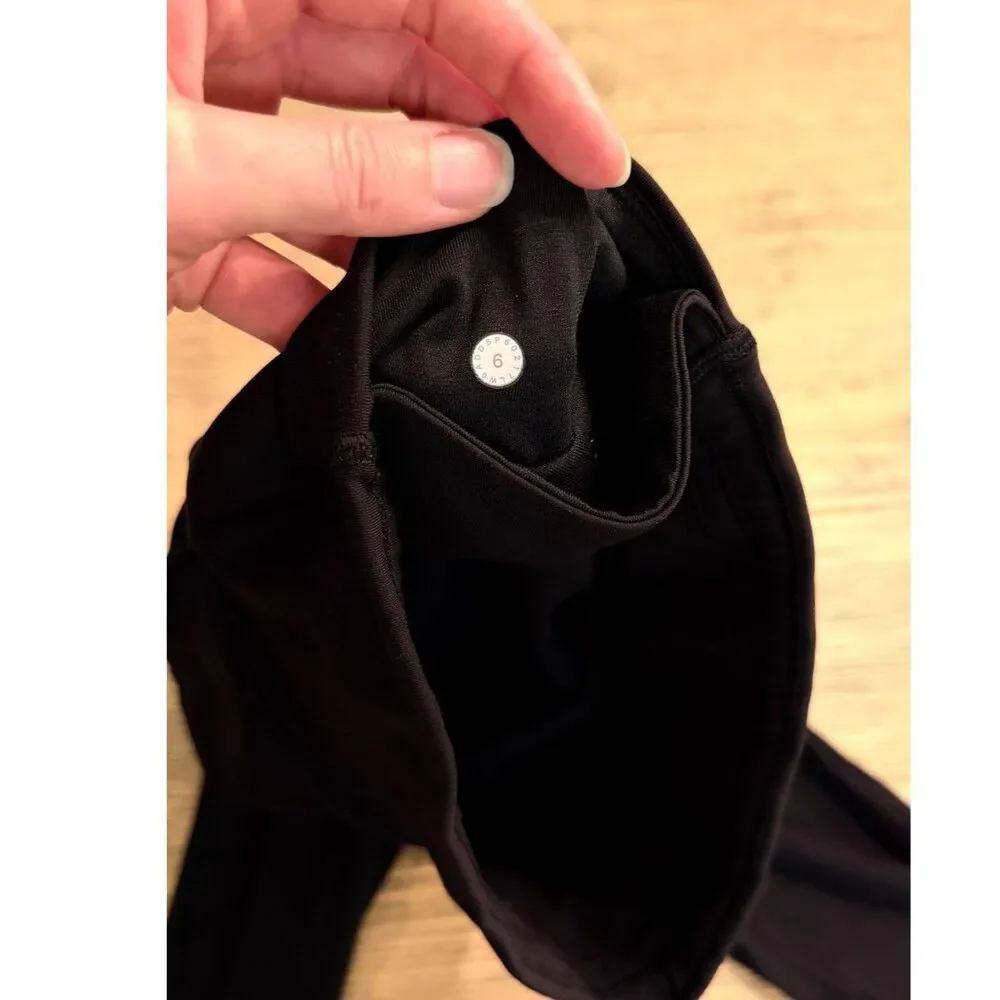 Lululemon Black Crop Leggings - Size 6